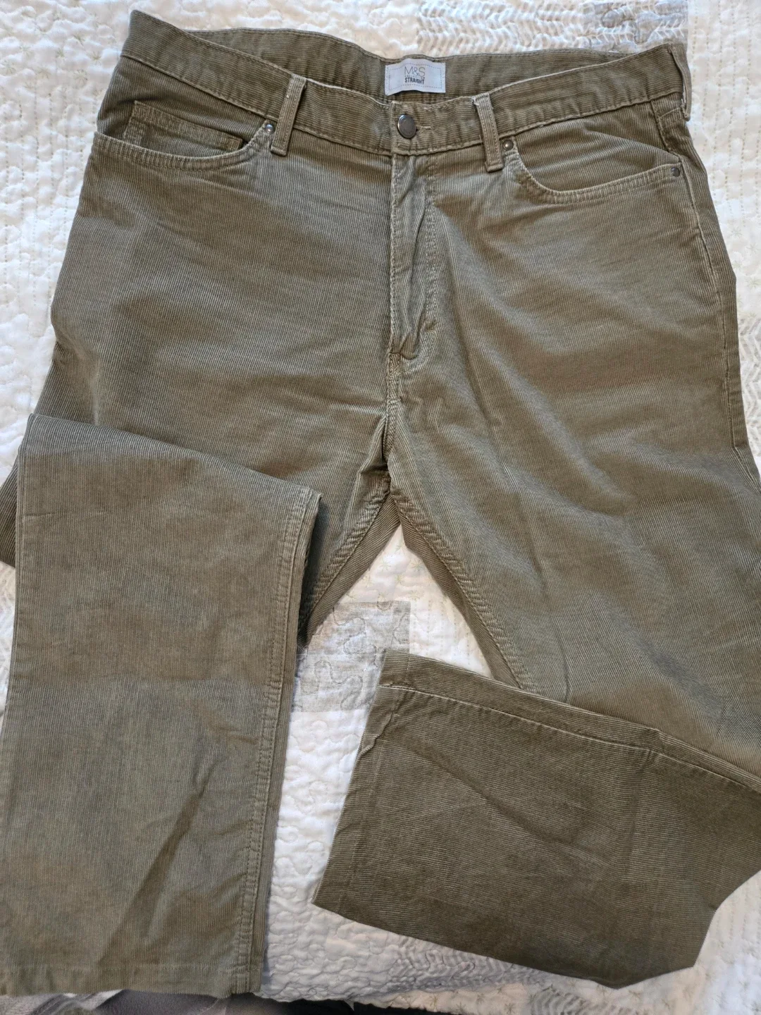 M&S Straight Fit Corduroy Pants 🥕 thumbnail