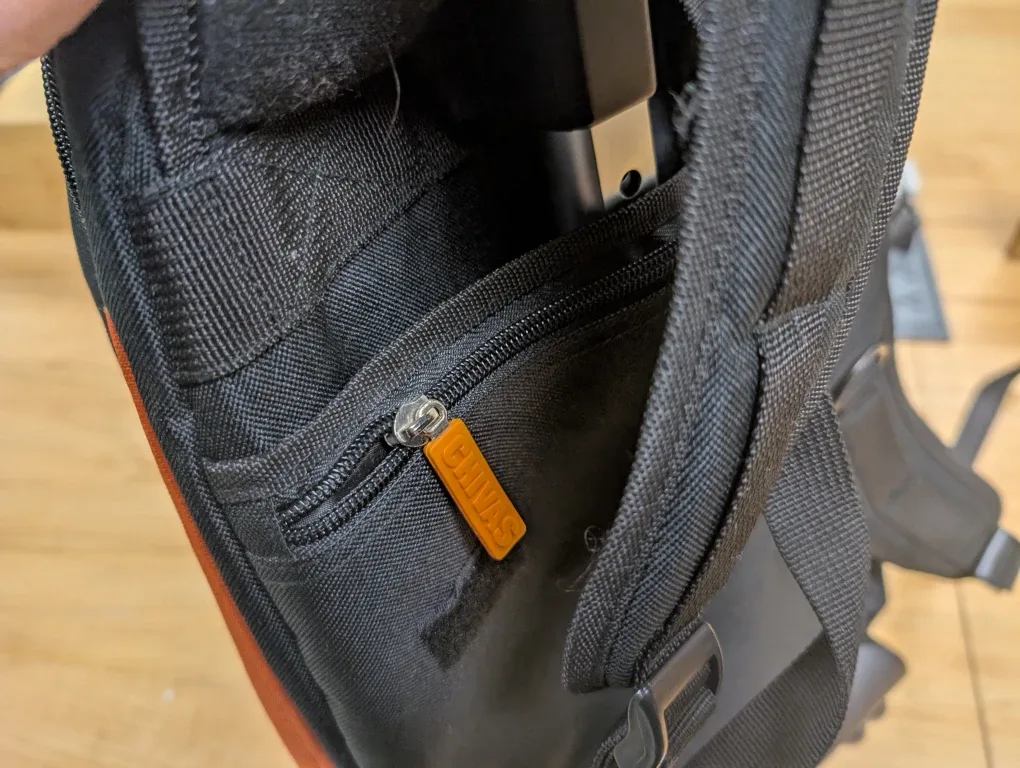 Chivas Rolling Backpack - Black & Orange image indicator(5)