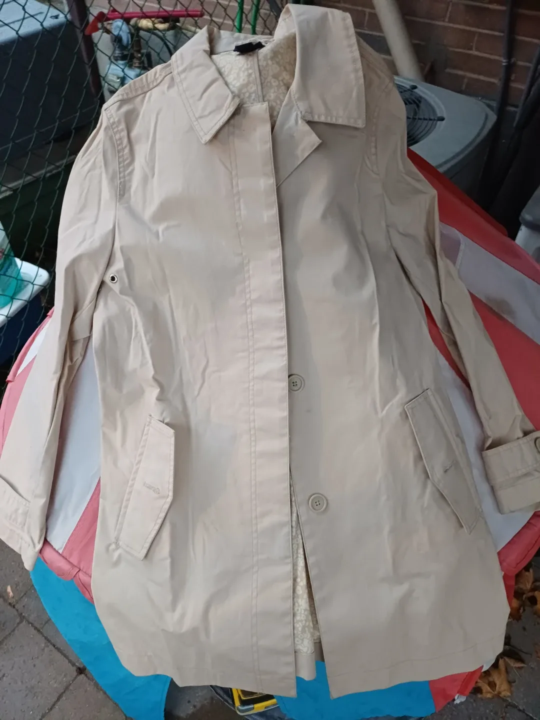 FREE GAP Beige Trench Coat - Size M