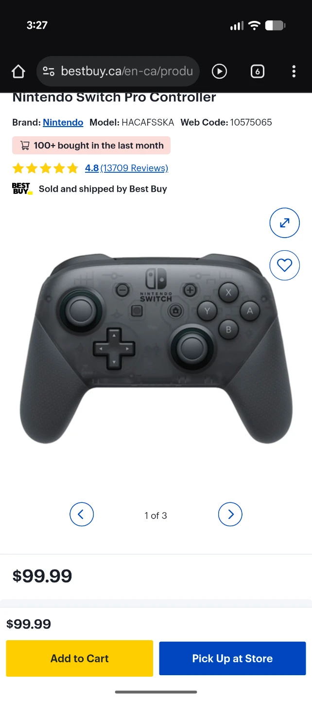 Nintendo Switch Pro Controller - Brand New!