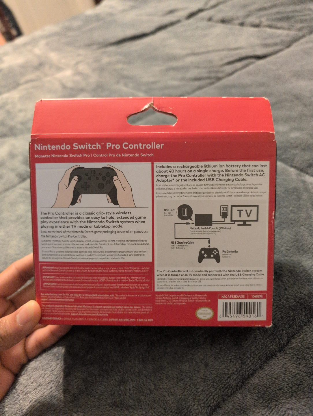 Nintendo Switch Pro Controller - Brand New! - photo 3
