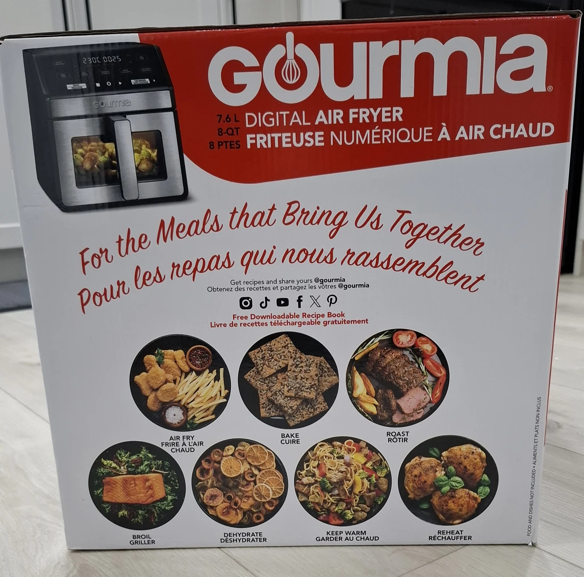 Gourmia 7.6L Digital Air Fryer - New! - photo 2