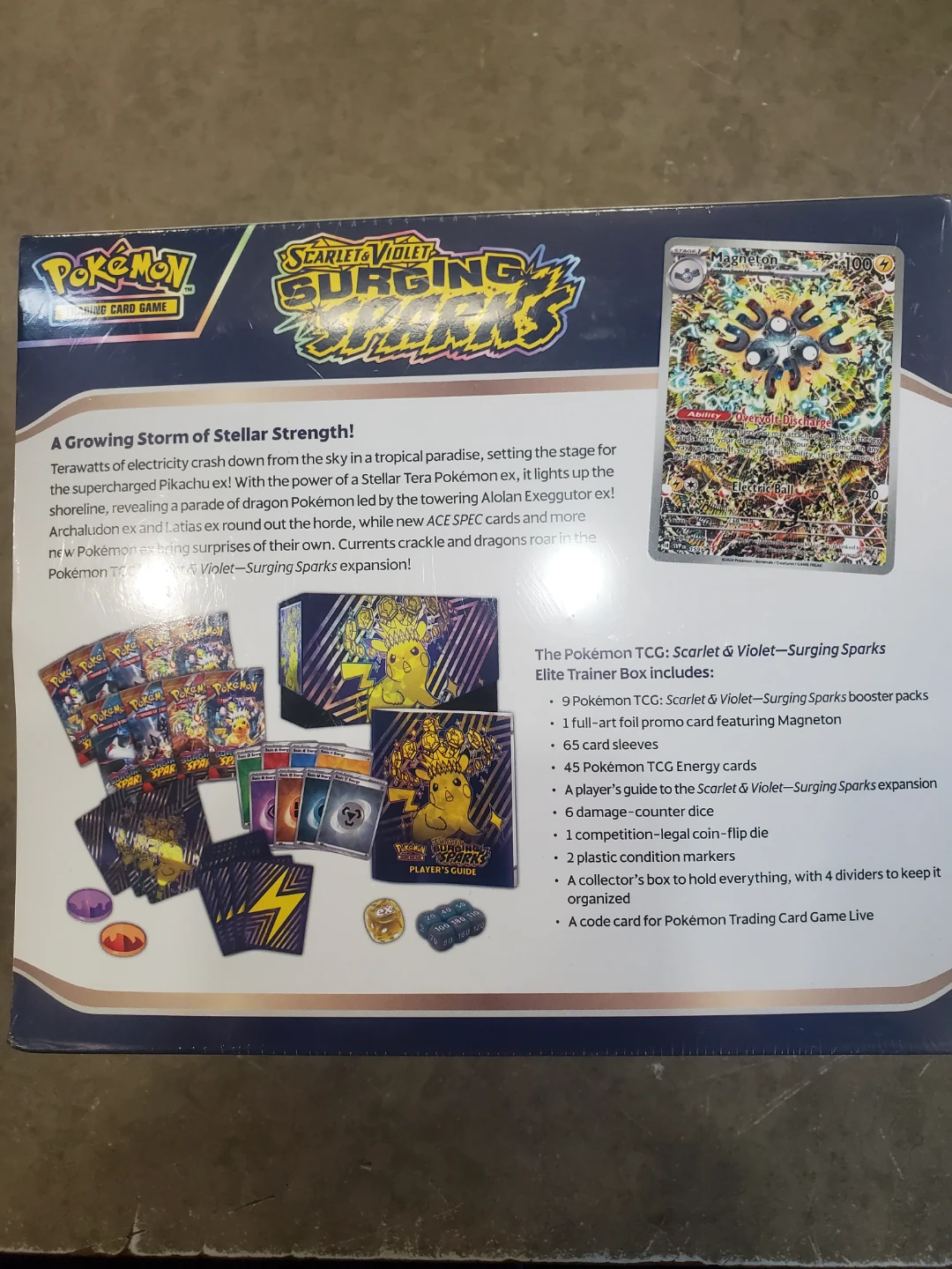 New Pokémon Scarlet & Violet - Surging Sparks Elite Trainer Box - photo 4