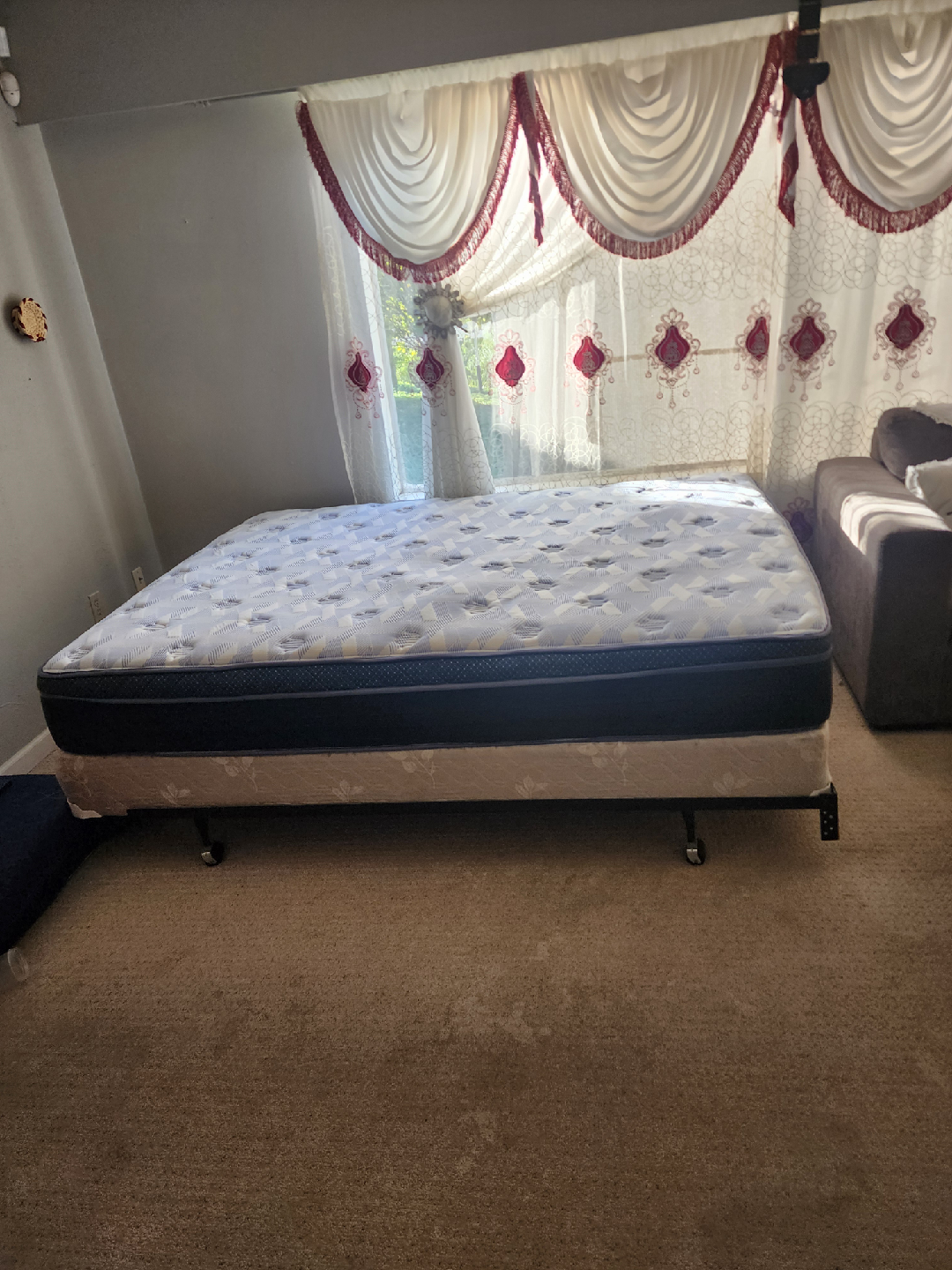 Queen Size Mattress and Bed Frame