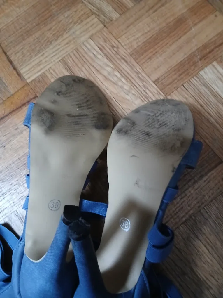 Blue Strappy Heels - Size 38 image indicator(2)