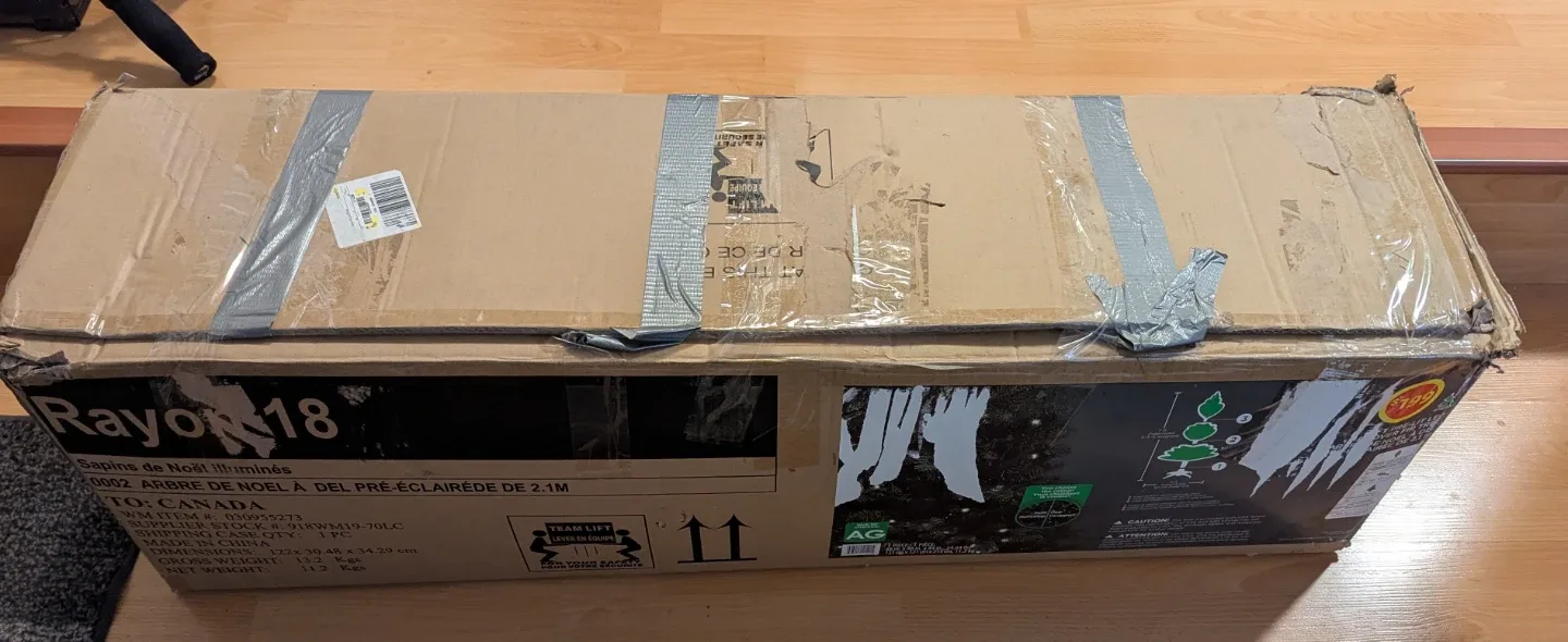 Christmas Tree - 7-ft Pre-Lit LED Hanover Fir Tree image indicator(6)