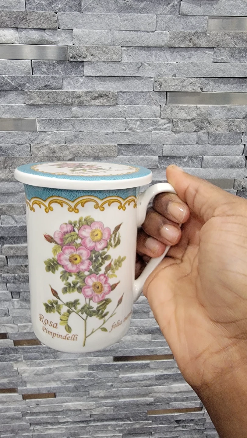 Royal Botanic Gardens Kew Rosa Pimpinellifolia Mug
