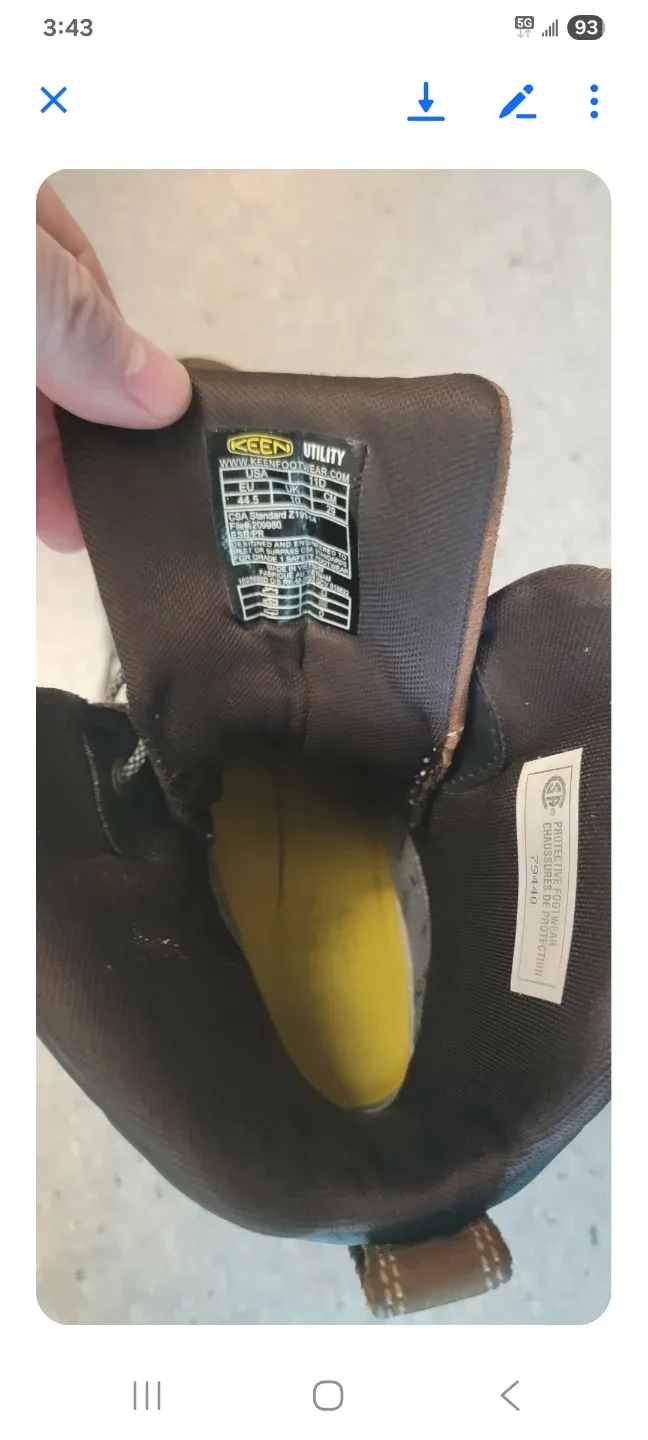 Keen Utility Brown Leather Work Boots - Size 11 image indicator(3)