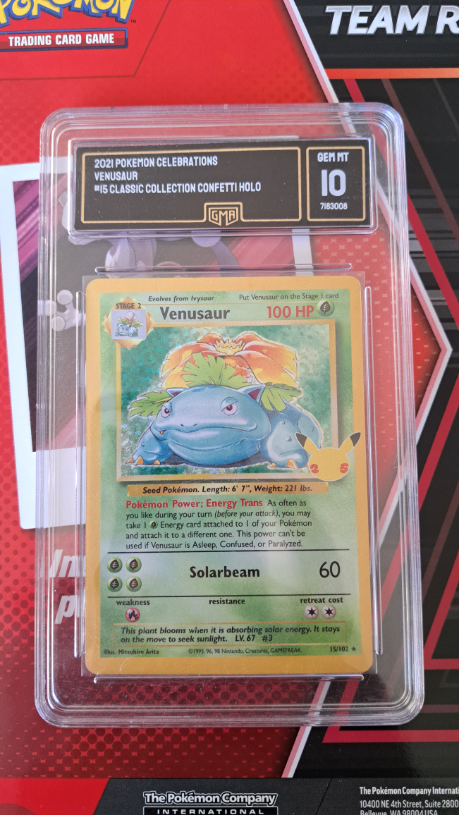 2021 Pokemon Celebrations Venusaur GMA 10