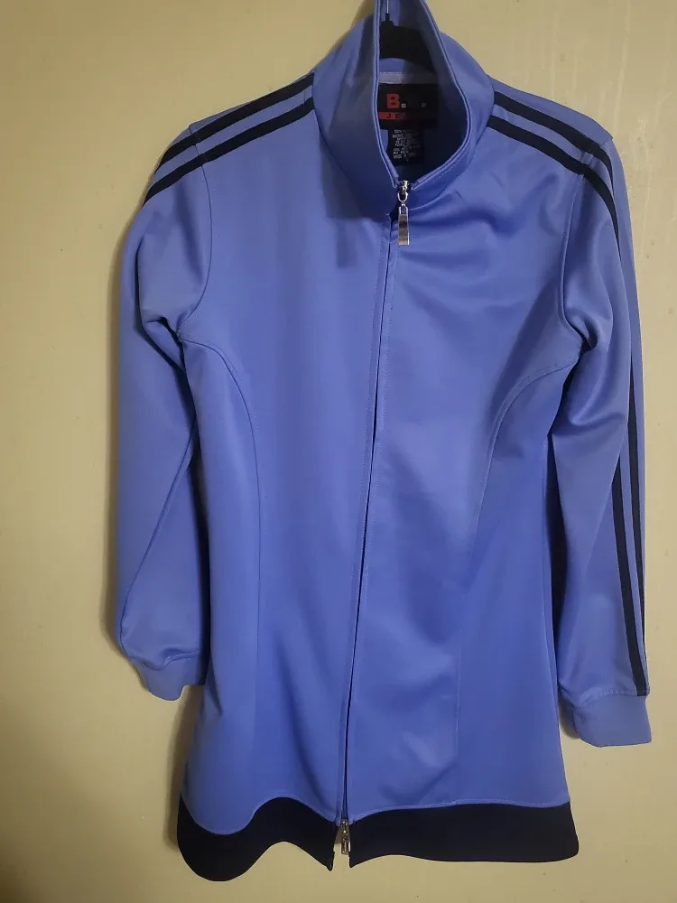 B. Jeans Track Jacket - Blue