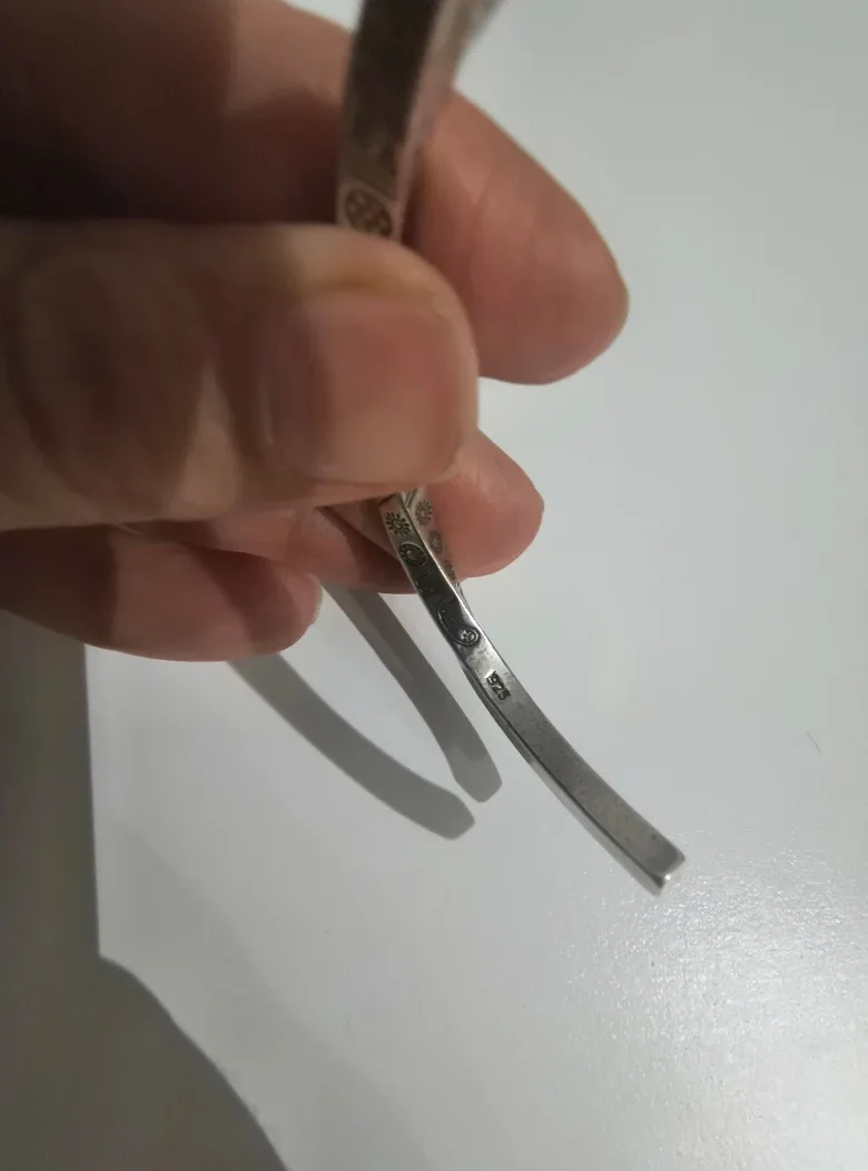 925 Sterling Silver Geometry Totem Design Bracelet (Unisex) image indicator(4)