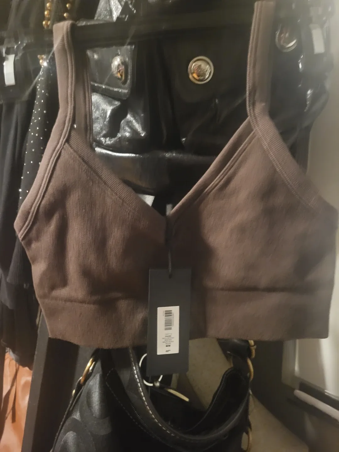 Aritzia Golden Pause Bralette - Brown M/M image indicator(2)