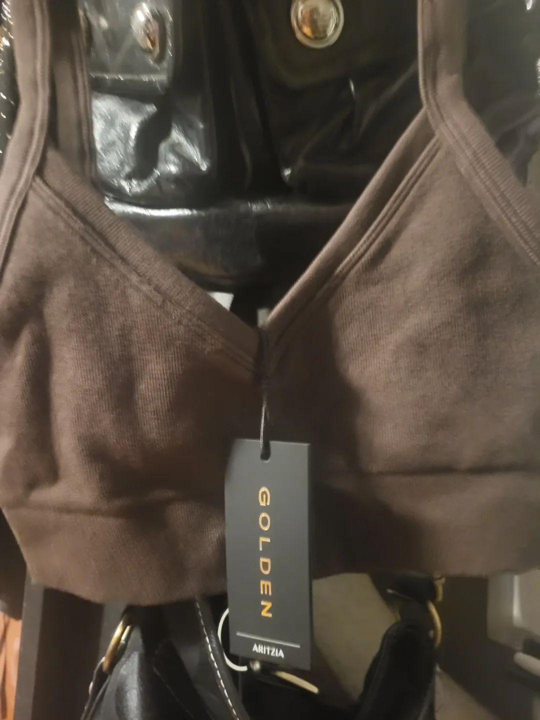 Aritzia Golden Pause Bralette - Brown M/M image indicator(3)