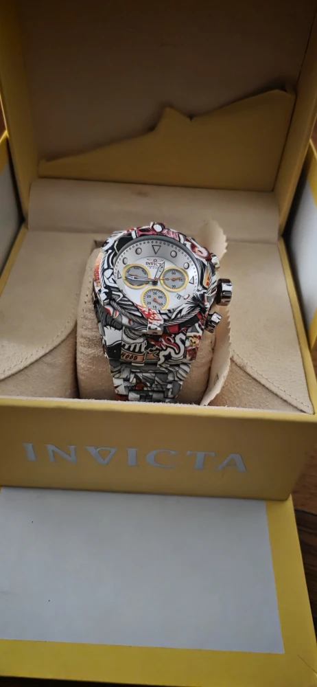 Invicta Men  Bolt Zeus Hydroplated Graffiti Chronograph Silver - photo 2