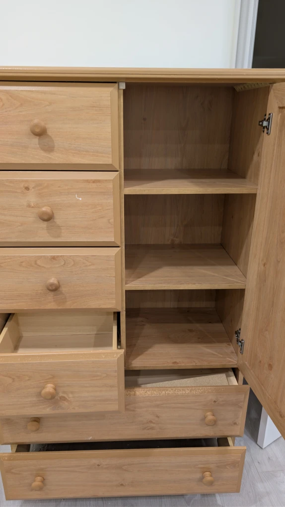 FREE Wooden Dresser + Cabinet - photo 2