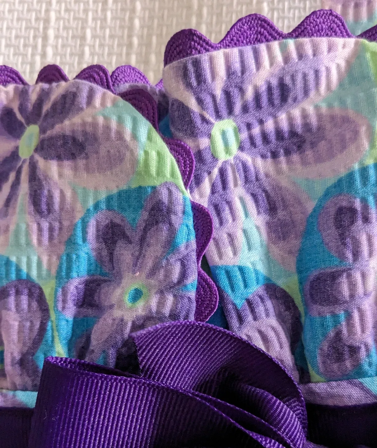 Girl's Flower Print Dress image indicator(5)