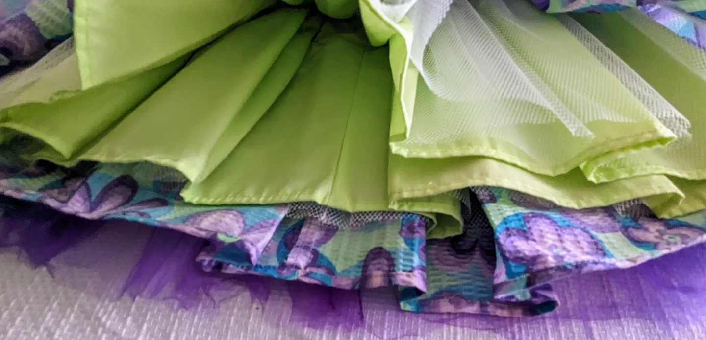 Girl's Flower Print Dress image indicator(7)