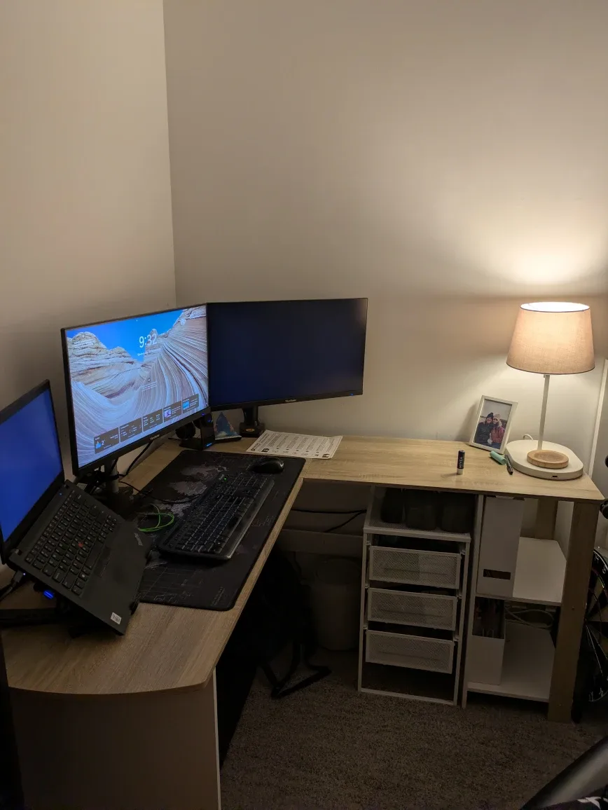 L-shaped Corner Desk image indicator(3)