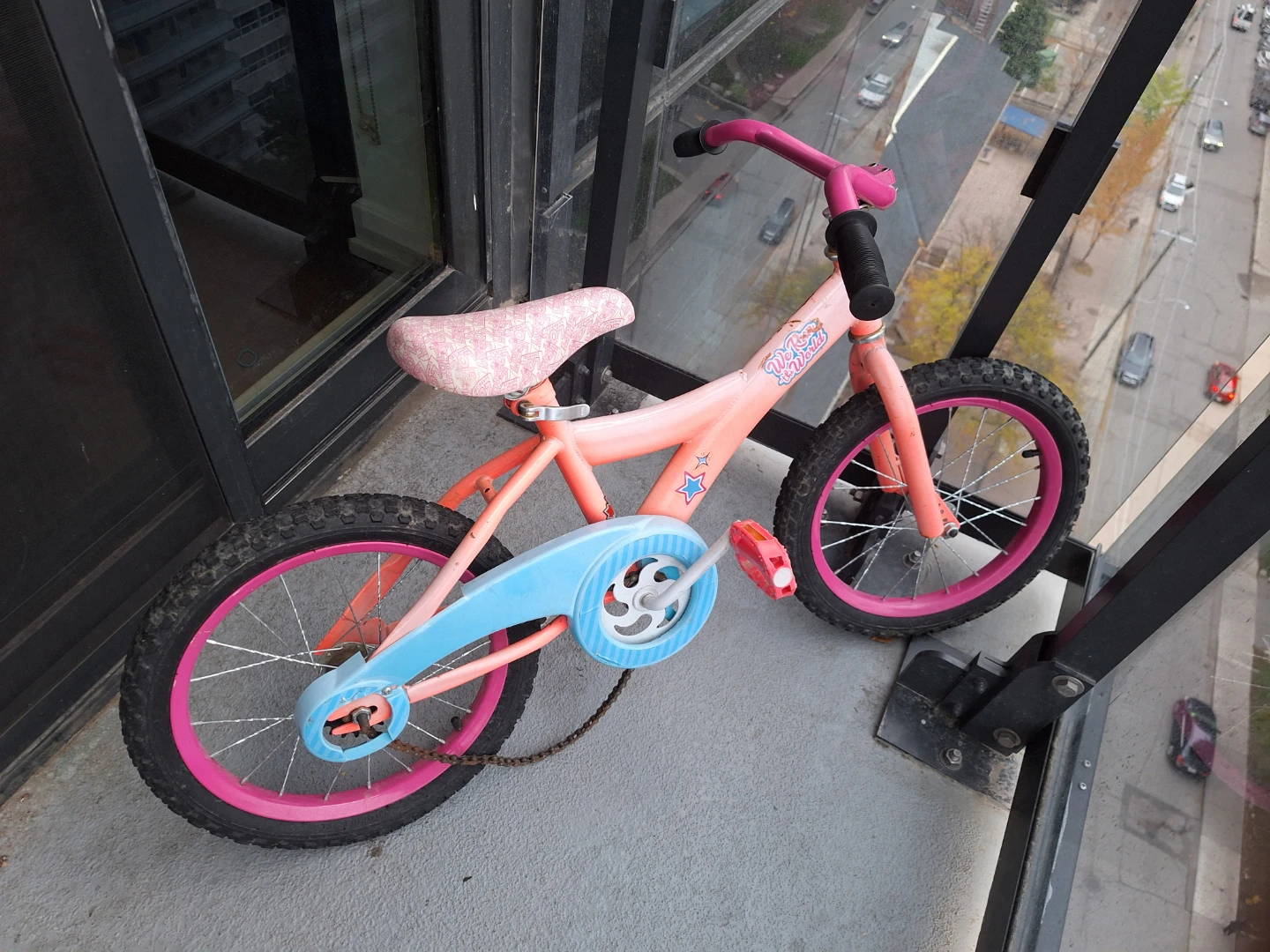 Pink Girls Bike - 16 inch wheels