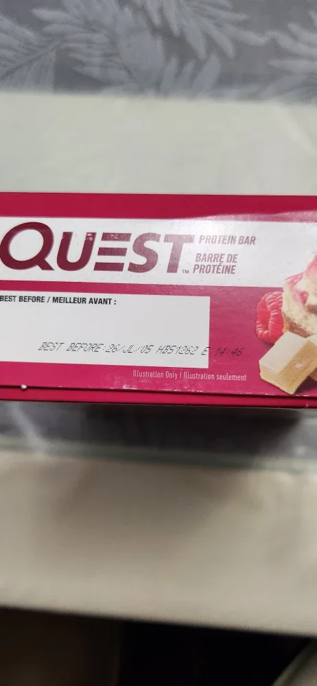 Quest White Chocolate Raspberry Protein Bars (12) image indicator(3)