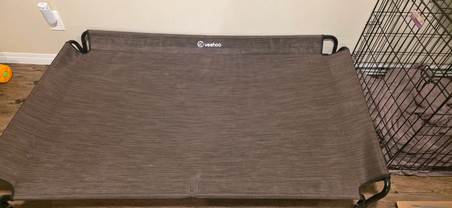 Veehoo Elevated Dog Bed - Brown