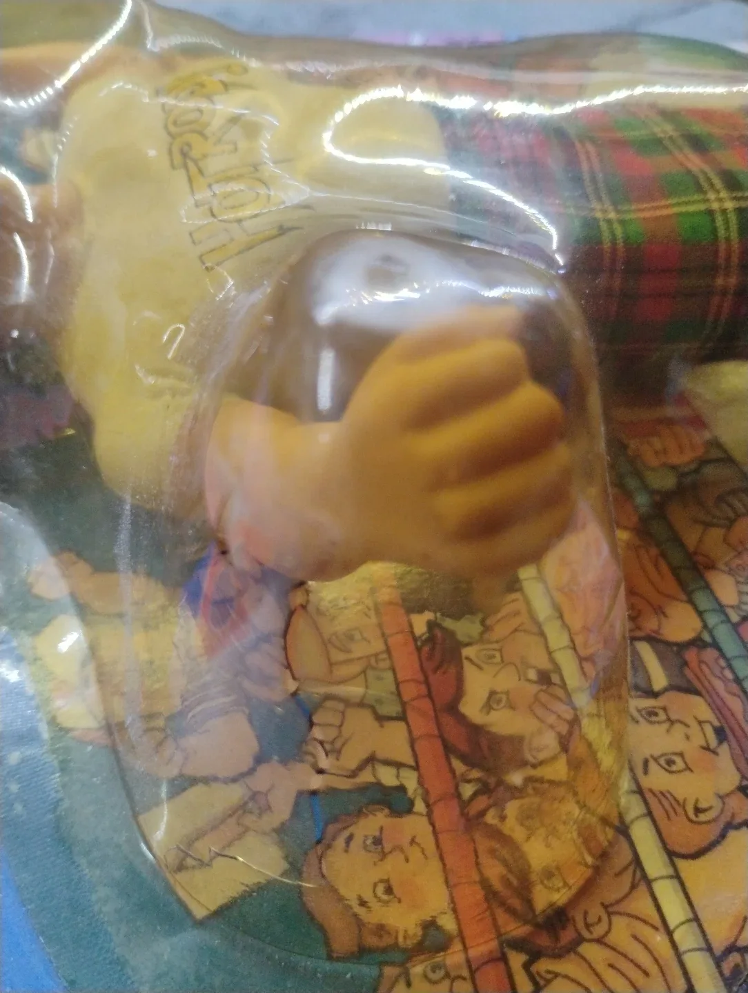 LJN Rowdy Roddy Piper 8 Back Carded Vintage brown boots image indicator(6)