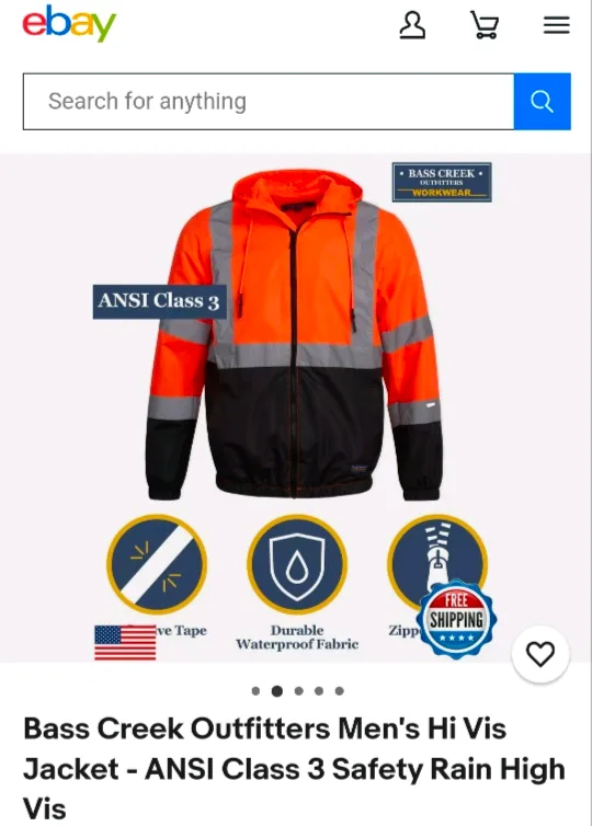 Bass Creek Outfitters - Waterproof Reflective Workwear image indicator(2)