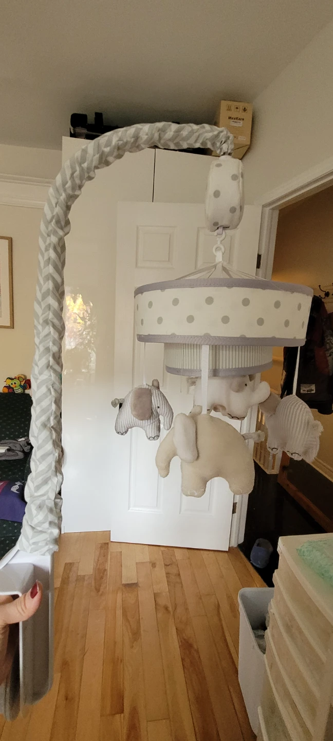 Baby Mobile - Grey & White - photo 3