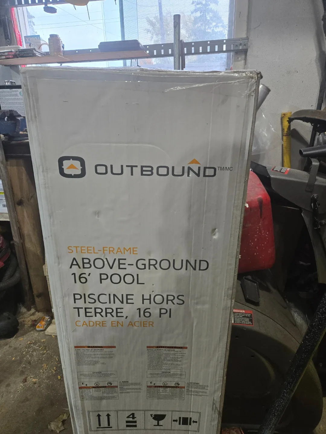 Outbound 16' Steel-Frame Above-Ground Pool - New in Box image indicator(2)