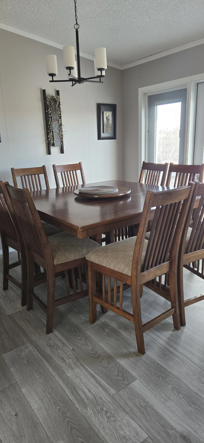 Table and 10 chairs