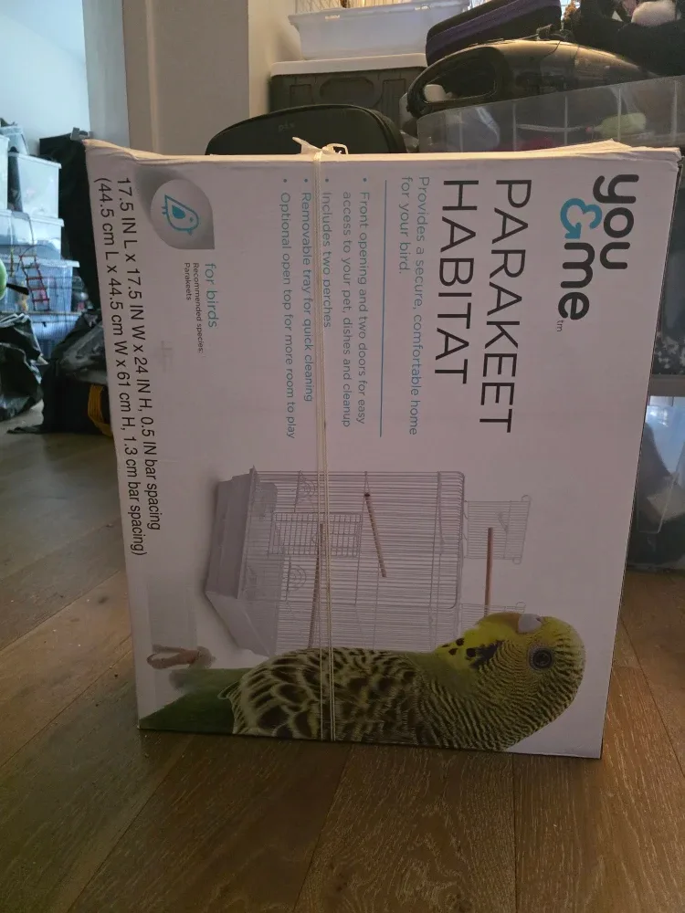 You & Me Parakeet Habitat Cage - NEW in box!