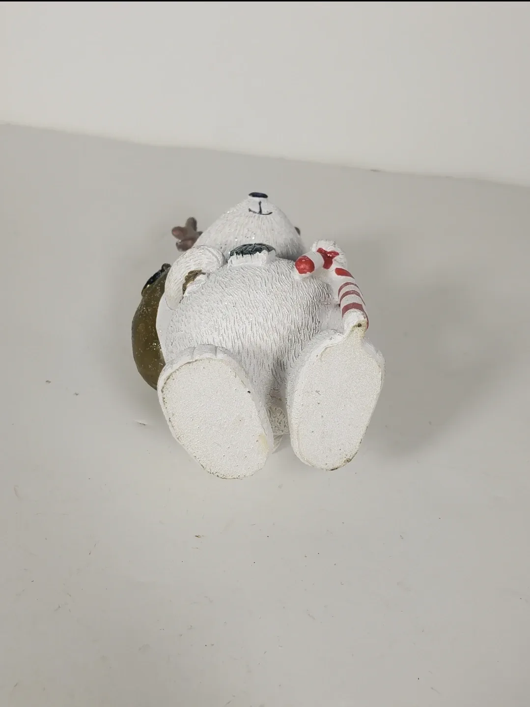 Glitter Polar Bear Reindeer Holiday Home Decor 6 Inches image indicator(6)