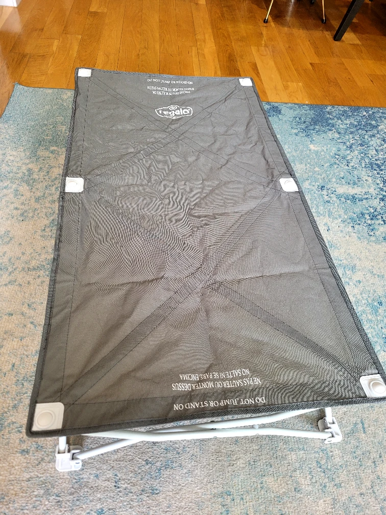 Regalo My Cot Portable Toddler Bed - Gray - photo 4