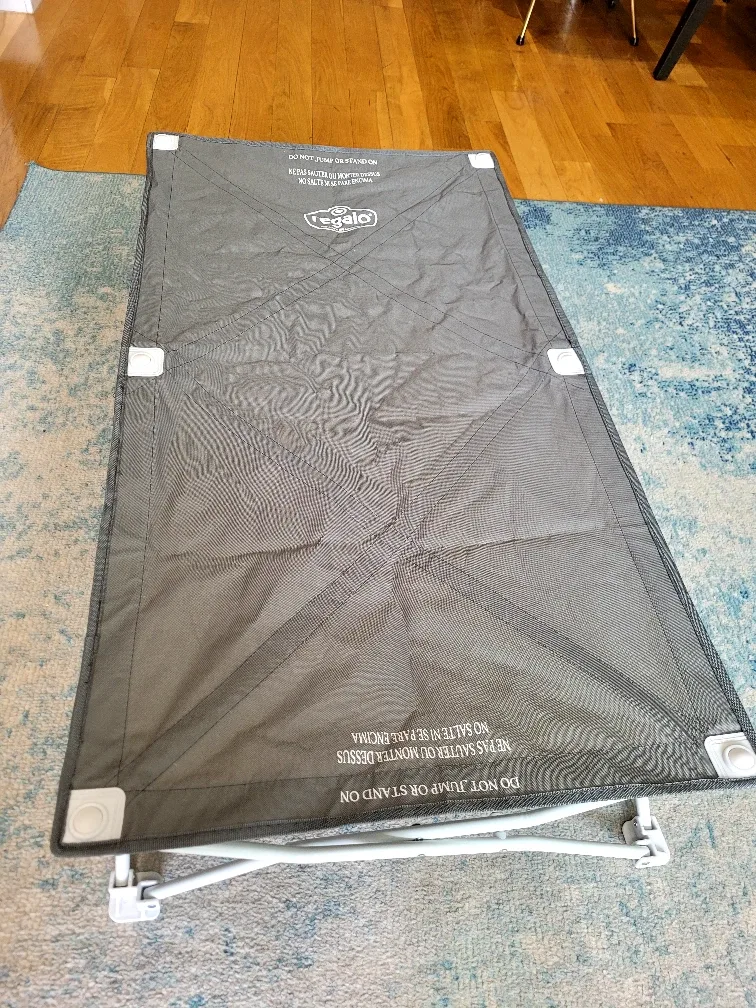 Regalo My Cot Portable Toddler Bed - Gray image indicator(4)