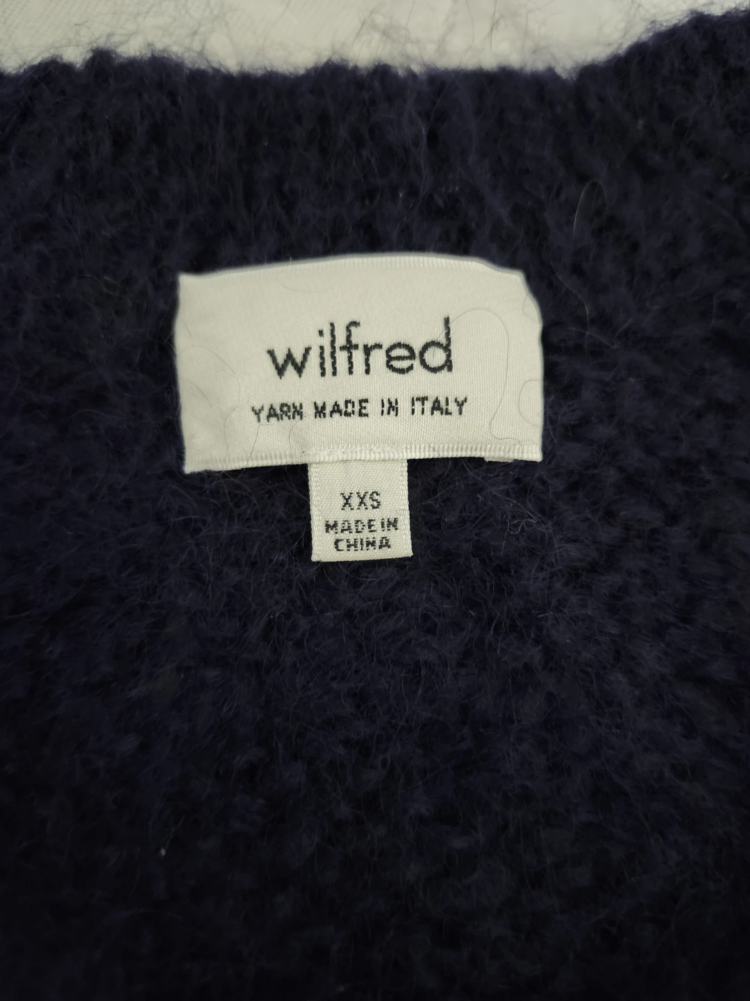Wilfred Sweater Dress, XXS, Navy Blue - photo 2
