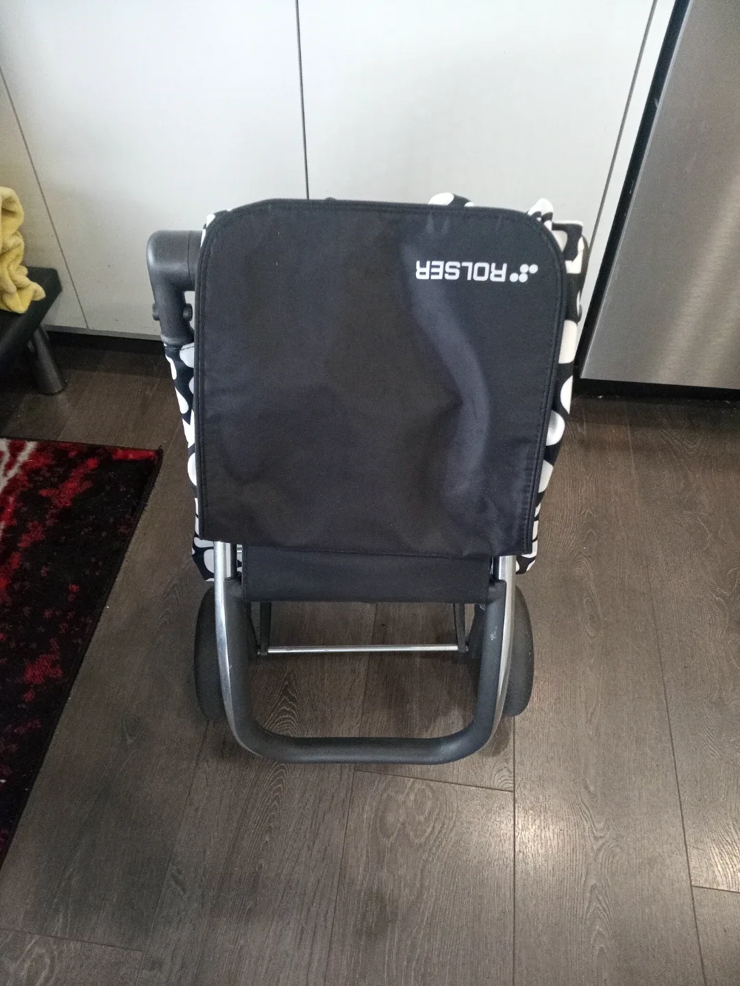 Rolser Shopping Trolley - Black & White Polka Dot image indicator(4)