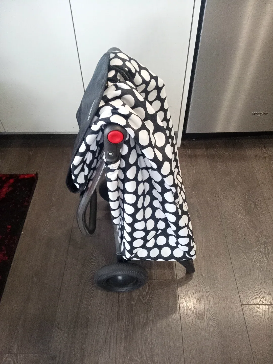 Rolser Shopping Trolley - Black & White Polka Dot image indicator(5)