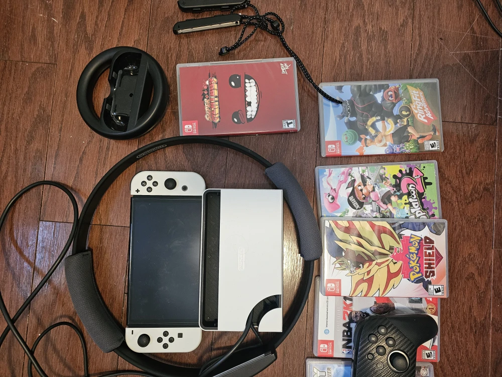 Nintendo Switch OLED Bundle with Games & Accessories - photo 3