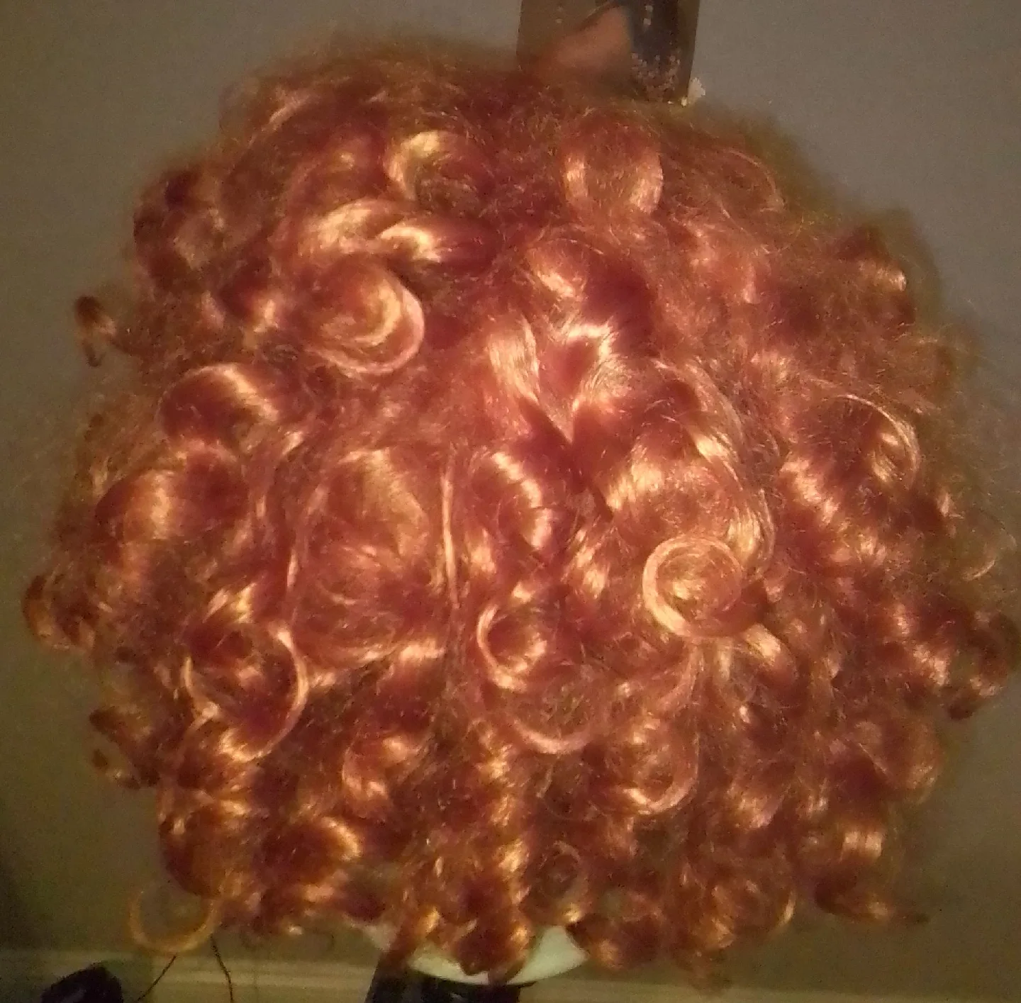 ginger curly wig