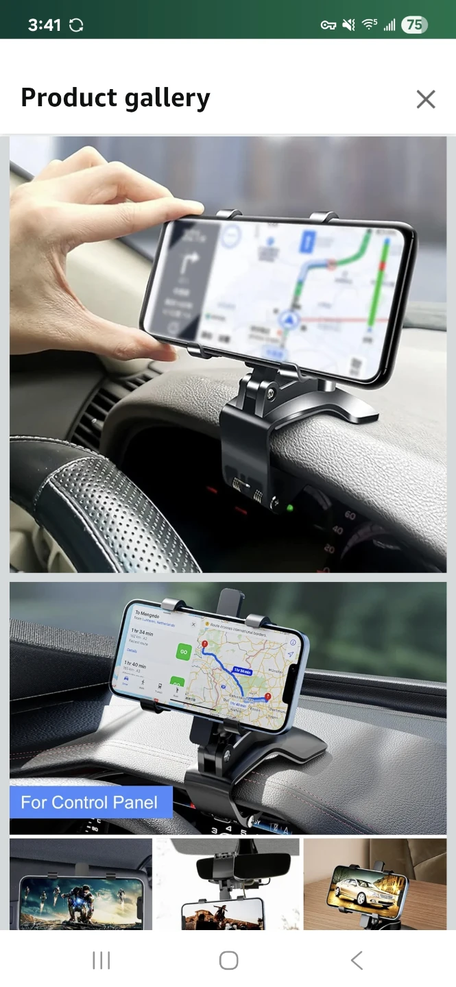 Dashboard Car Phone Mount - 360° Rotation