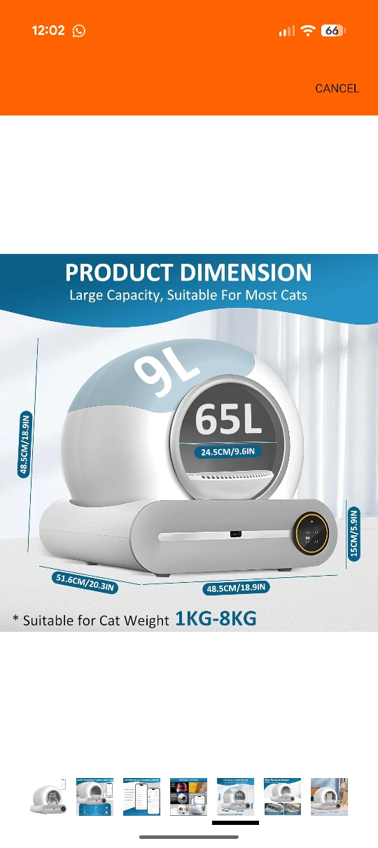 Multi-functional Smart Litter Box - Automatic Cleaning - photo 4