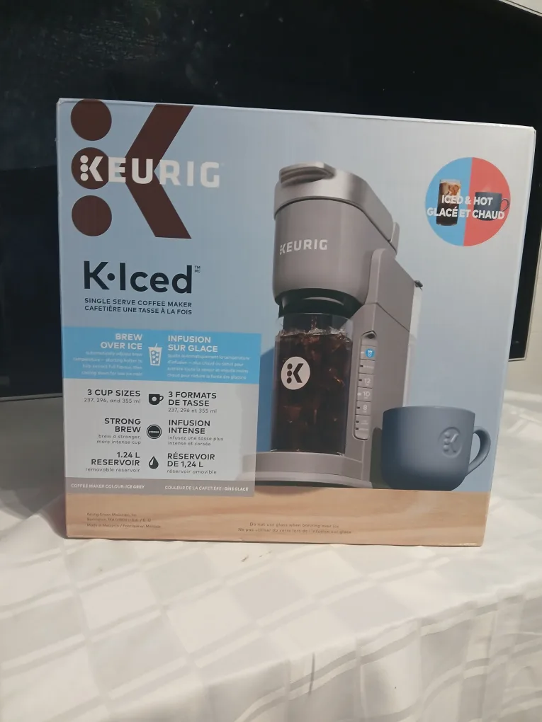 Keurig K-Iced Single Serve Coffee Maker - Ice Grey