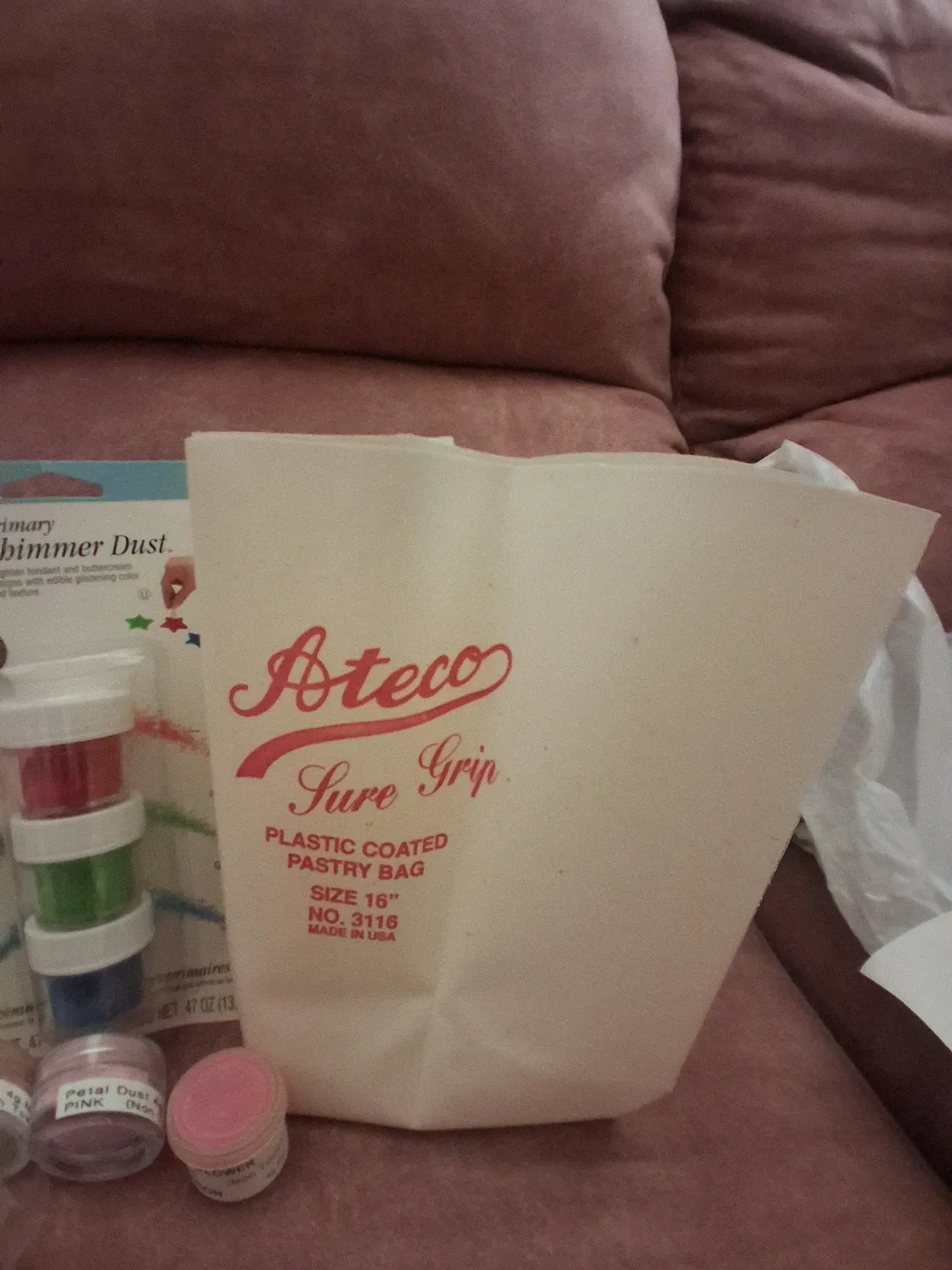 Wilton, Sunflower, Squires Glitter & Shimmer Dust,16"Pastry Bag🥕 image indicator(4)