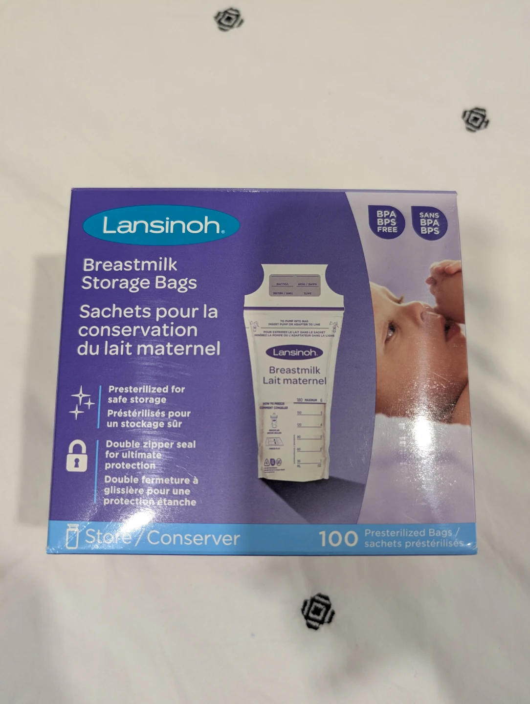 Lansinoh Breastmilk Storage Bags & Nursing Pads - photo 2