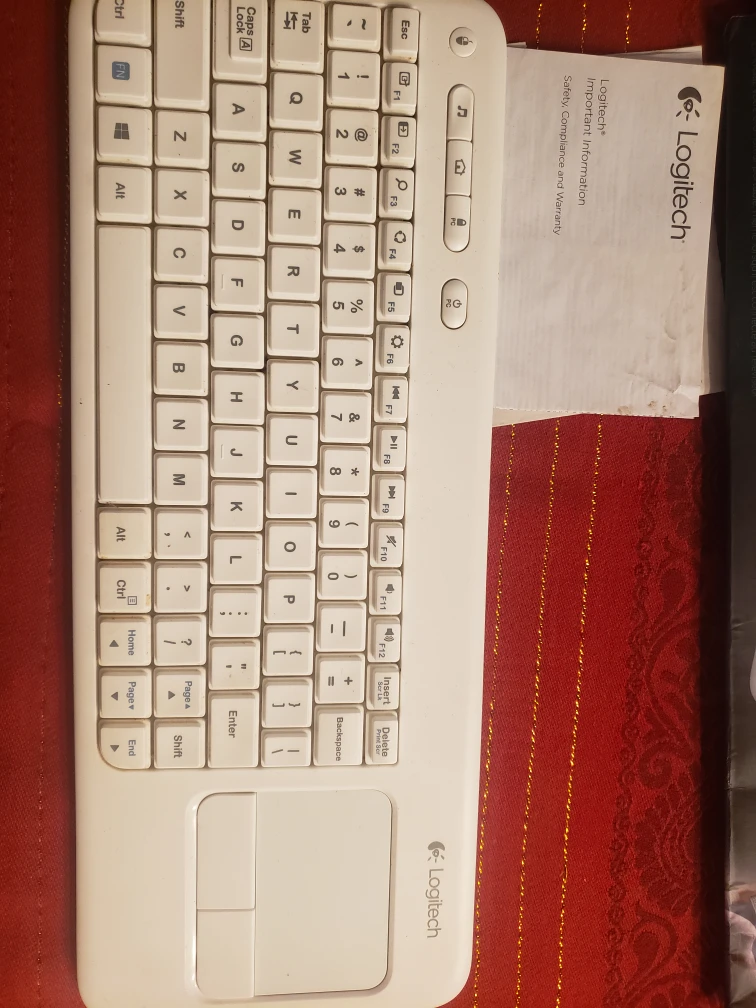 Logitech K400 Wireless Touch Keyboard - White - photo 2