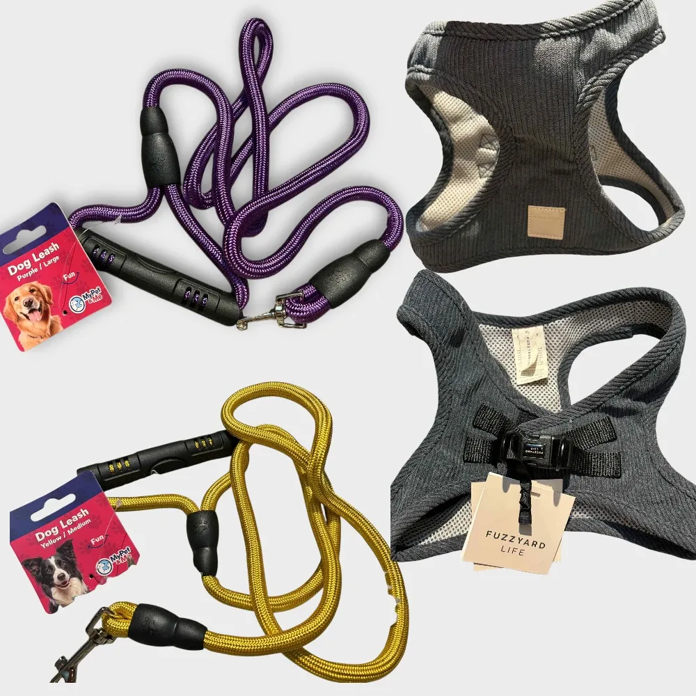Fuzzyard Life Dog Harness & MyPet Dog Leash