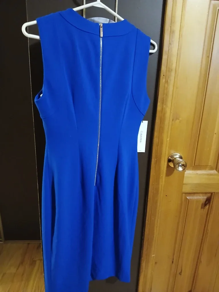 Calvin Klein Blue Dress - Size 8 (New) image indicator(3)