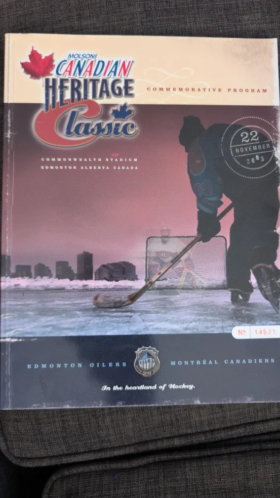 Molson Canadian Heritage Classic Program