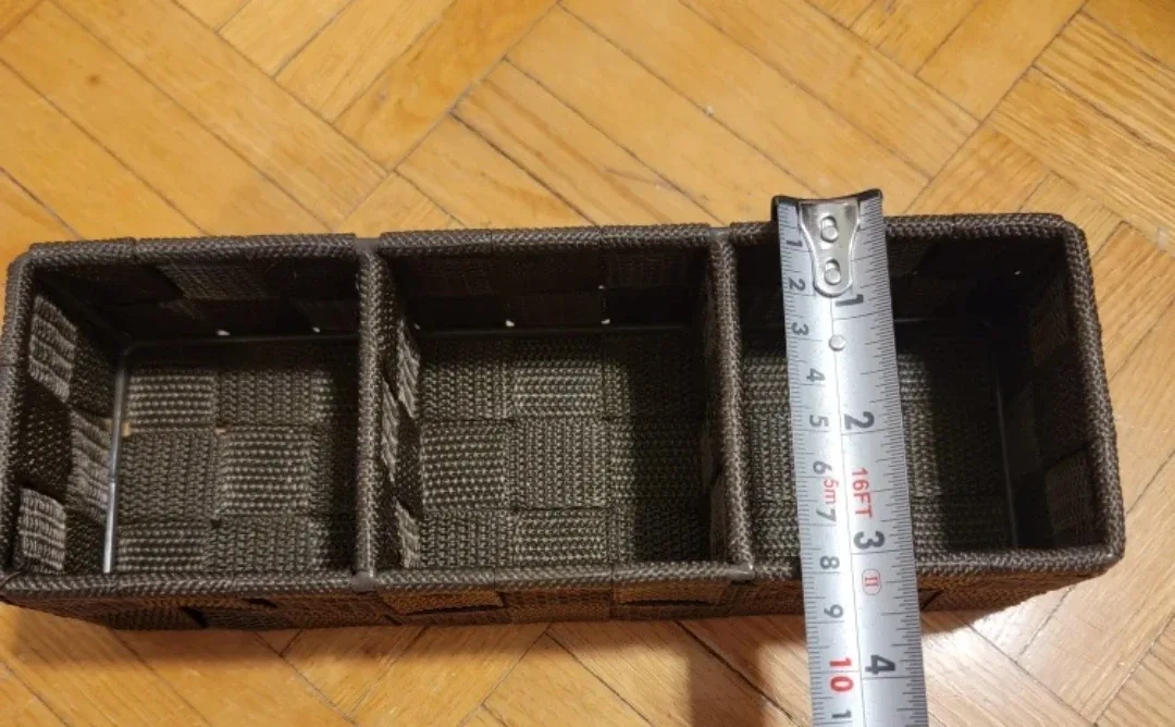 🥕Brown Woven Storage Organizer🥕 image indicator(3)