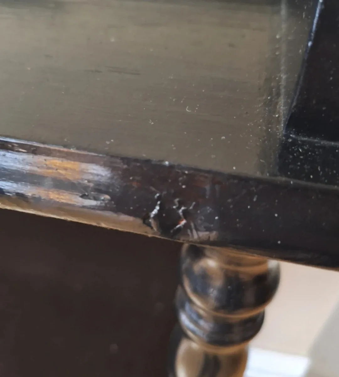 Black Wooden 3-Tier Shelf image indicator(5)